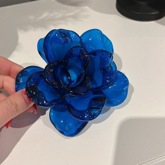 1960s  circa Italian blown glass candle holder - Picture 3 of 3